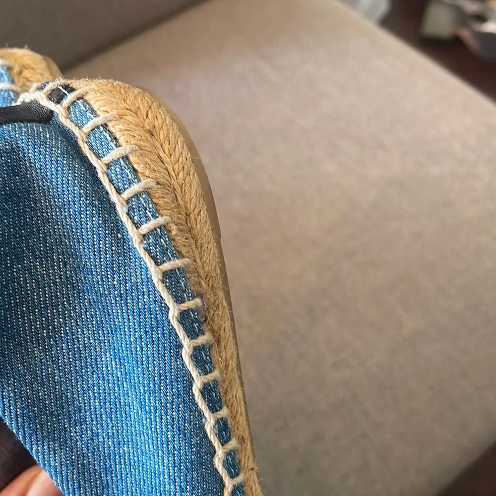 Tory Burch Max Espadrille Flat denim